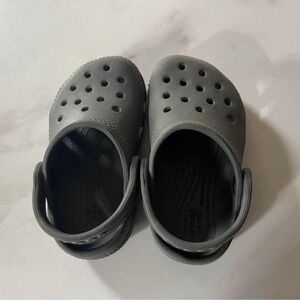 Toddler 6c Slate Gray Crocs